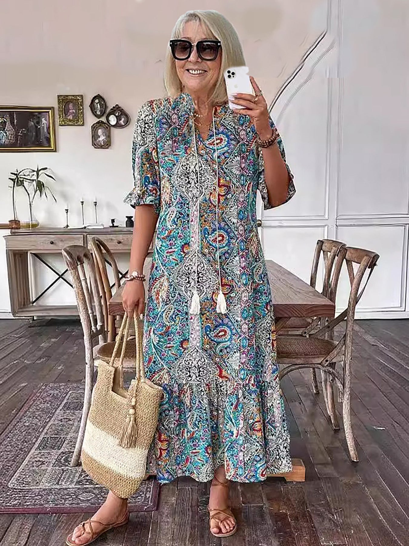 186d277fec175a4136ea66580f79a69c_1f7854b0-fe5c-4d47-8b6c-c80df7bcb763 Gene | Boho Grace Dress - Image 1
