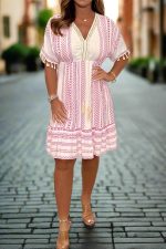 Magdalena | Chic Printed Dress - Image 2